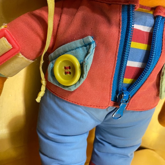 SESAME STREET VTG 1990 ERNIE DRESS ME UP PLAYSKOOL LEARNING COLlECTIBLE PLUSH - Picture 5 of 16